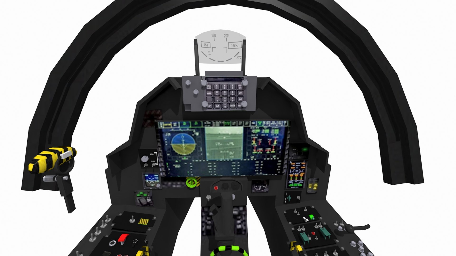 F15ex Cockpit 3D TurboSquid 2144282