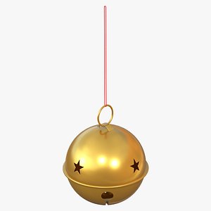3D Christmas Bell PBR model