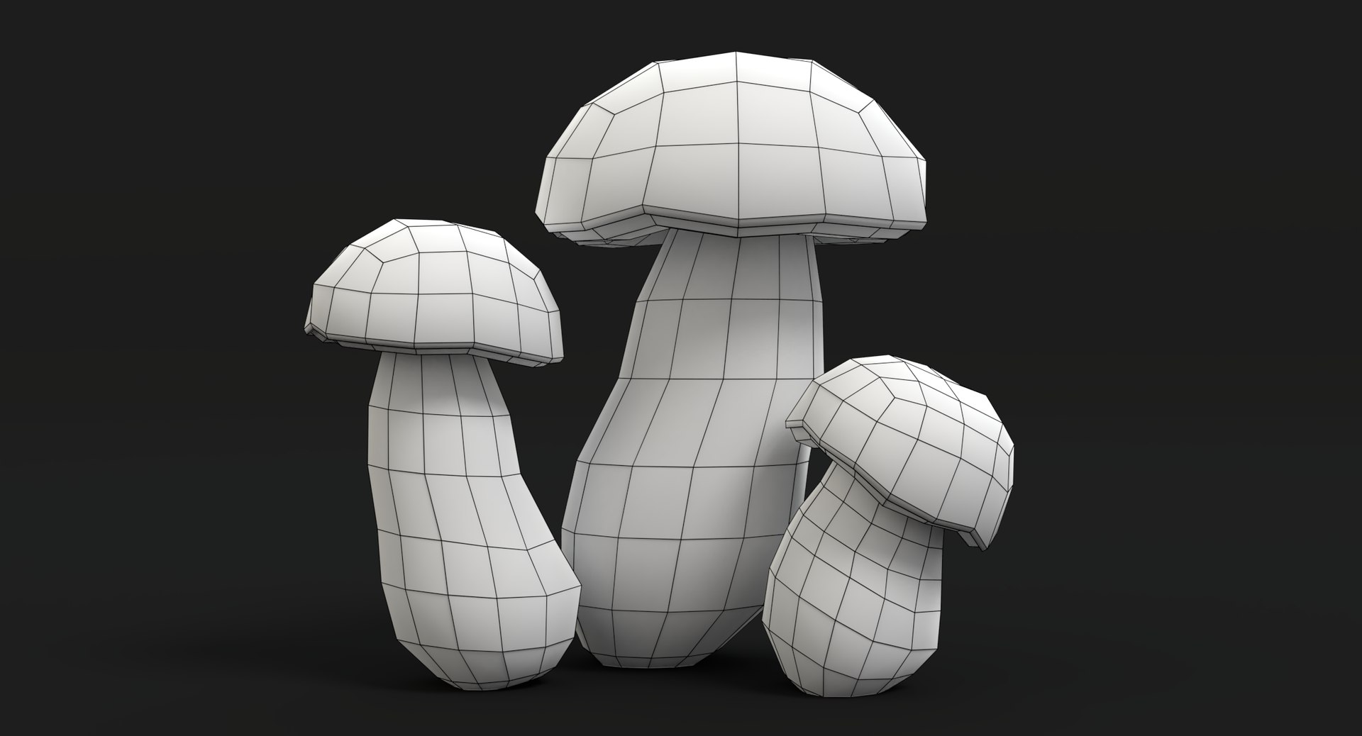 3D porcini mushroom model https://p.turbosquid.com/ts-thumb/97/671BdZ/5P5s6Qd5/wireframe/png/1550688755/1920x1080/fit_q87/172d1153f25562b04182cde11f4d15ef25c1e80e/wireframe.jpg