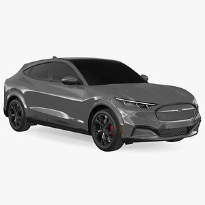 3D mustang mach-e simple interior