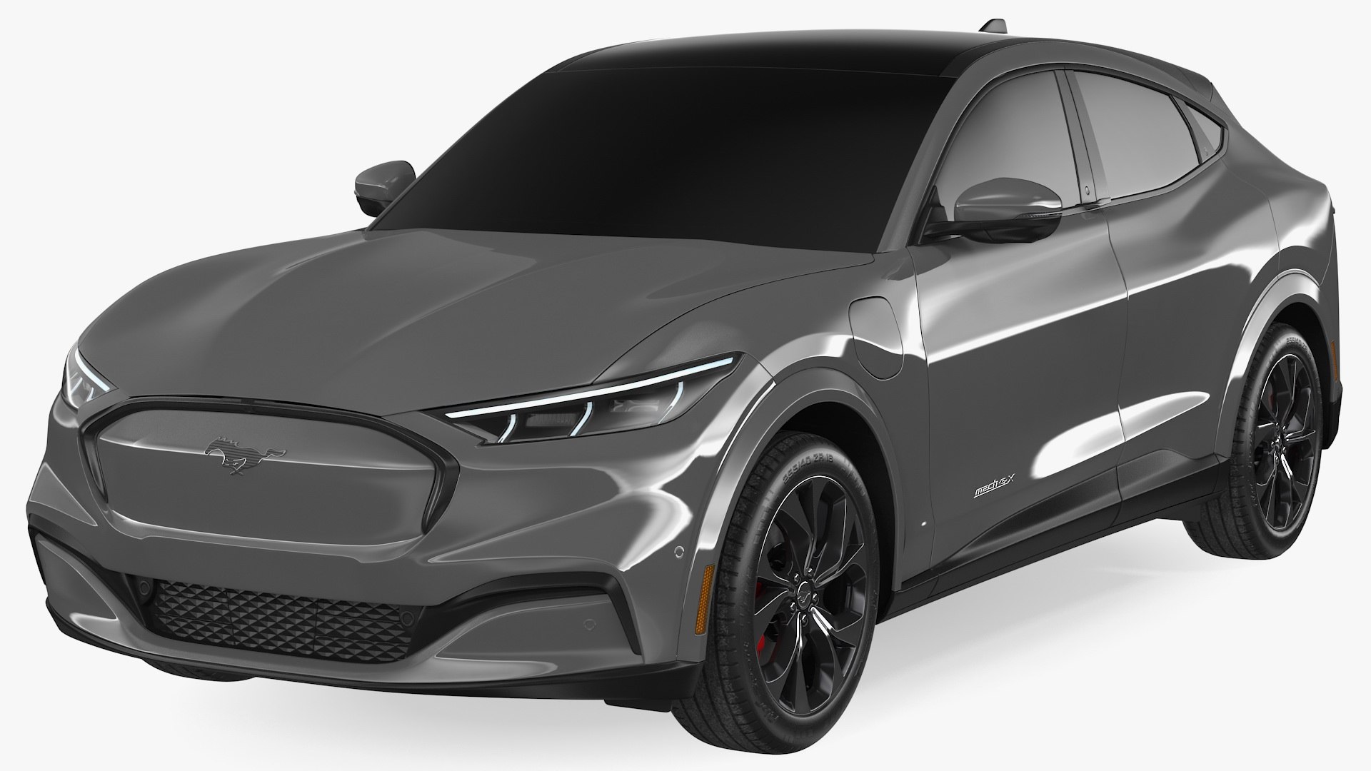 Mustang Mach-E 2021 Simple Interior 3D model preview