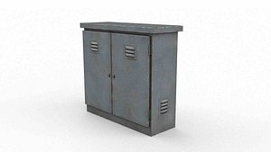 Retro Electrical Box 3D model