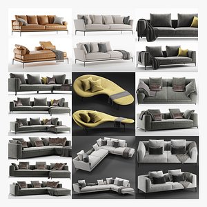 3D 9 Sofas Collection 09