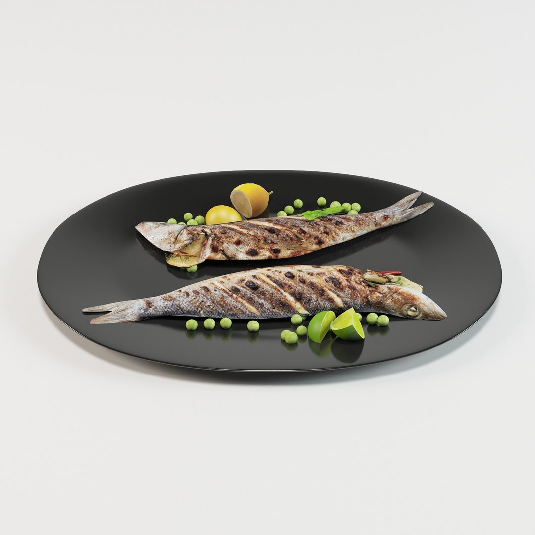 3D Meal Fish - TurboSquid 1342106