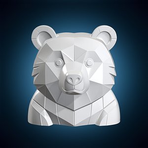 Totem Bear Frame 3D Print Model