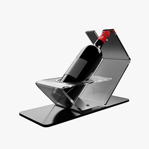 3D Wine bottle display 3D model