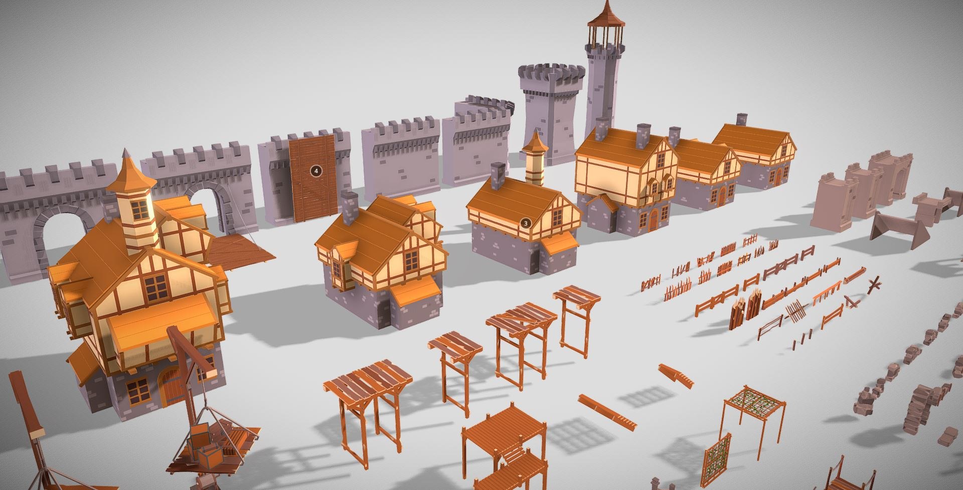 Assets Pack Model - TurboSquid 1558690