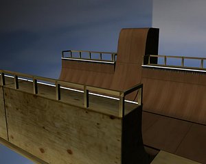 3d halfpipe model