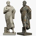 sophokles greek roman 3d model
