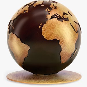 Wooden classic globe