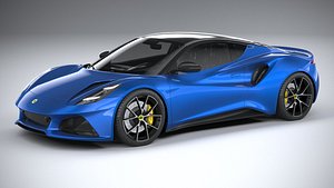 3D model Lotus Emira 2023 LowPoly