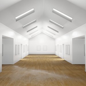ART GALARY 2  Museum Interior 3D model