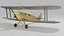 3D model tigermoth havilland tiger