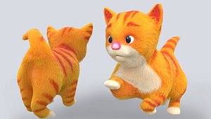 Fur Cute Cat kitten animated