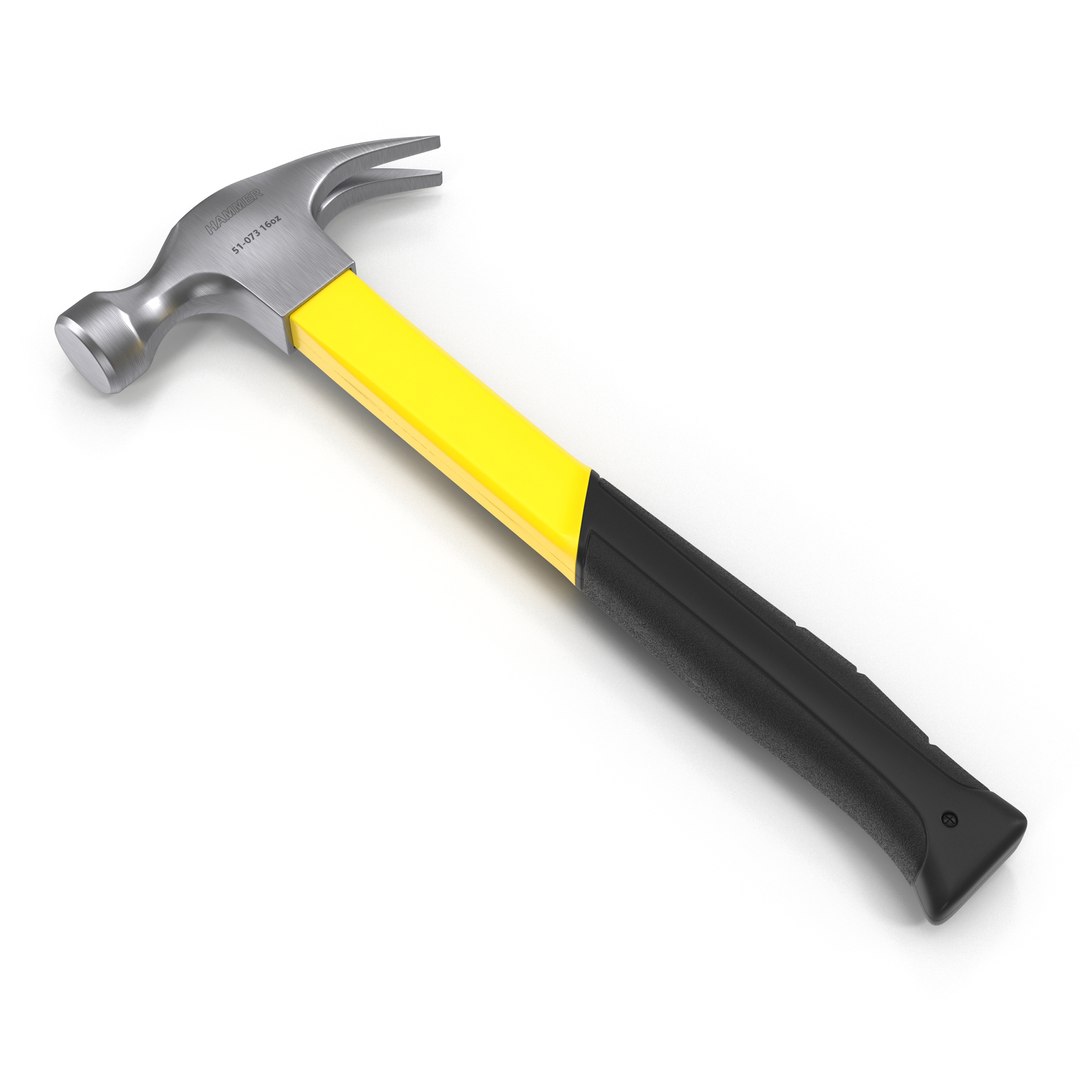 Fiberglass Hammer 3D model preview