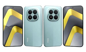 3D Xiaomi Poco M8 Pro 5G Green model