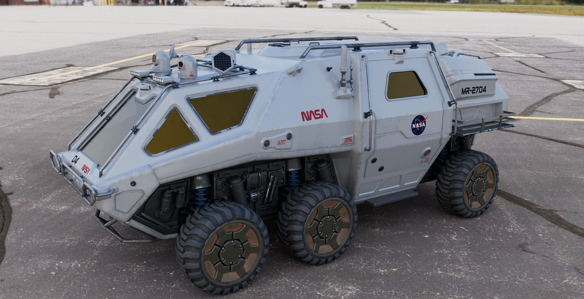 NASA Mars Lunar or Moon Terrain Rover Vehicle  Concept 3D model https://p.turbosquid.com/ts-thumb/97/pAUJq4/ME/moon_rover_04/jpg/1771360773/1920x1080/fit_q87/ea255204cbc8cd87dcd57aea5afa31950e87b3df/moon_rover_04.jpg