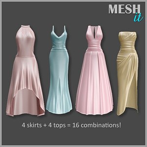 3d gown kit model