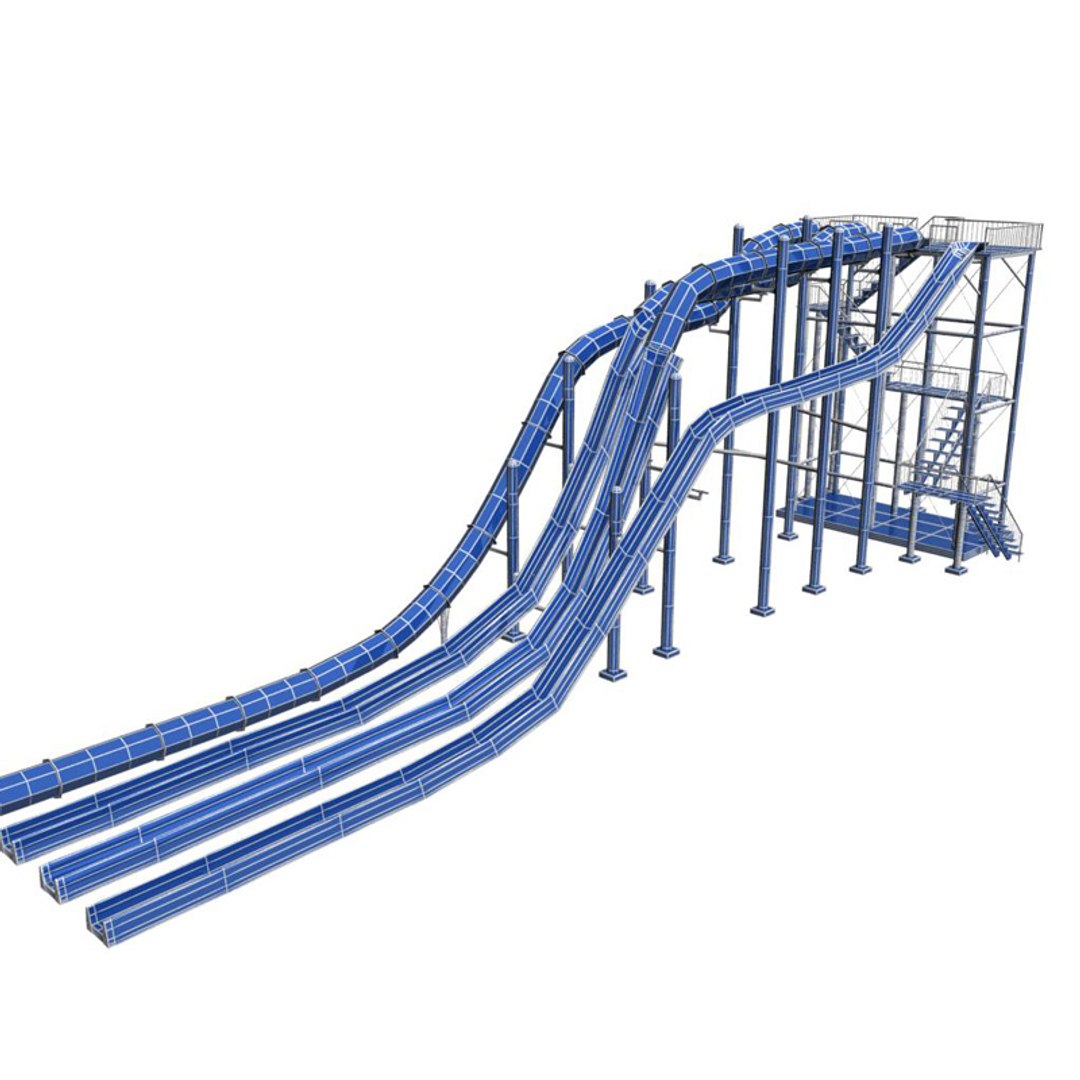 3d Model Water Slides