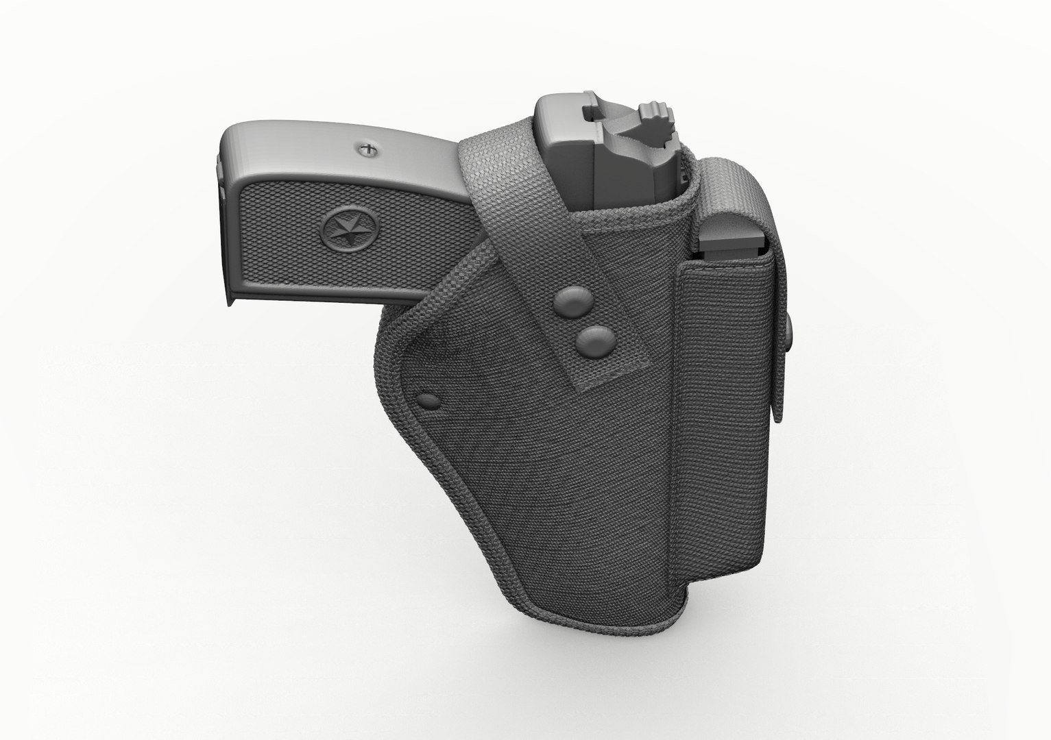 tactical holsters pistol 3d obj