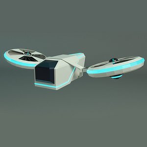 Low Poly Drone 01