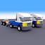 lego flatbed truck 3d model
