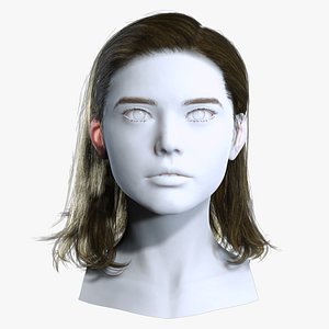 Casual Realistic Combed Back Lob Cut - Game Ready Hair Cards model