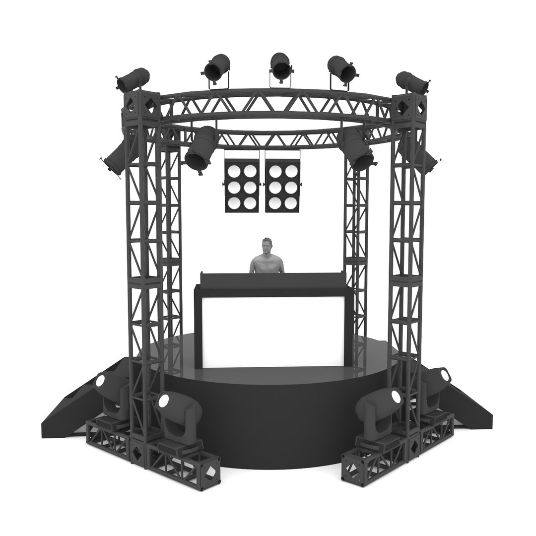 3D Stage Rigging TurboSquid 1587711