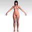woman clothes characters 3D model