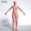 woman clothes characters 3D model