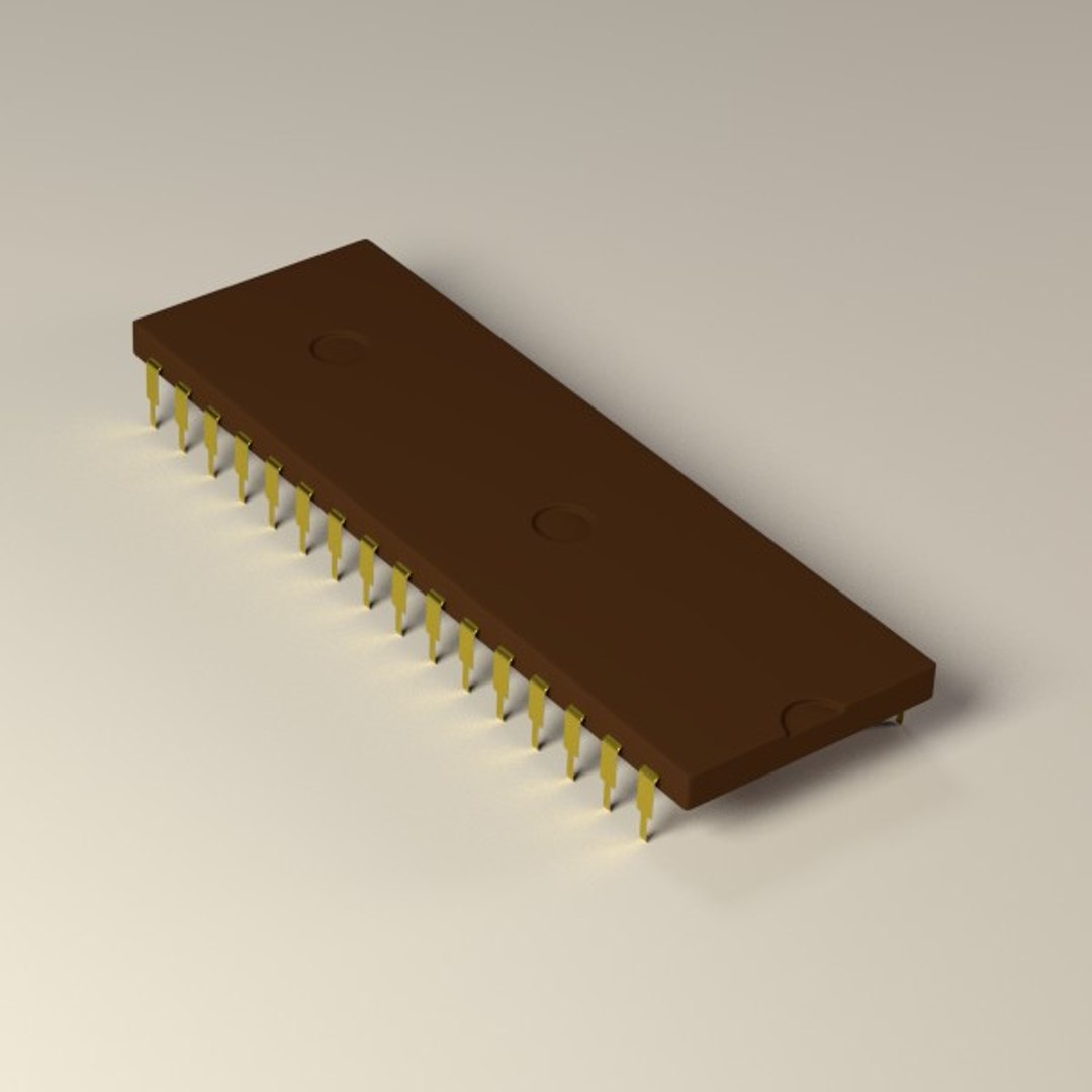 3d Chip Model