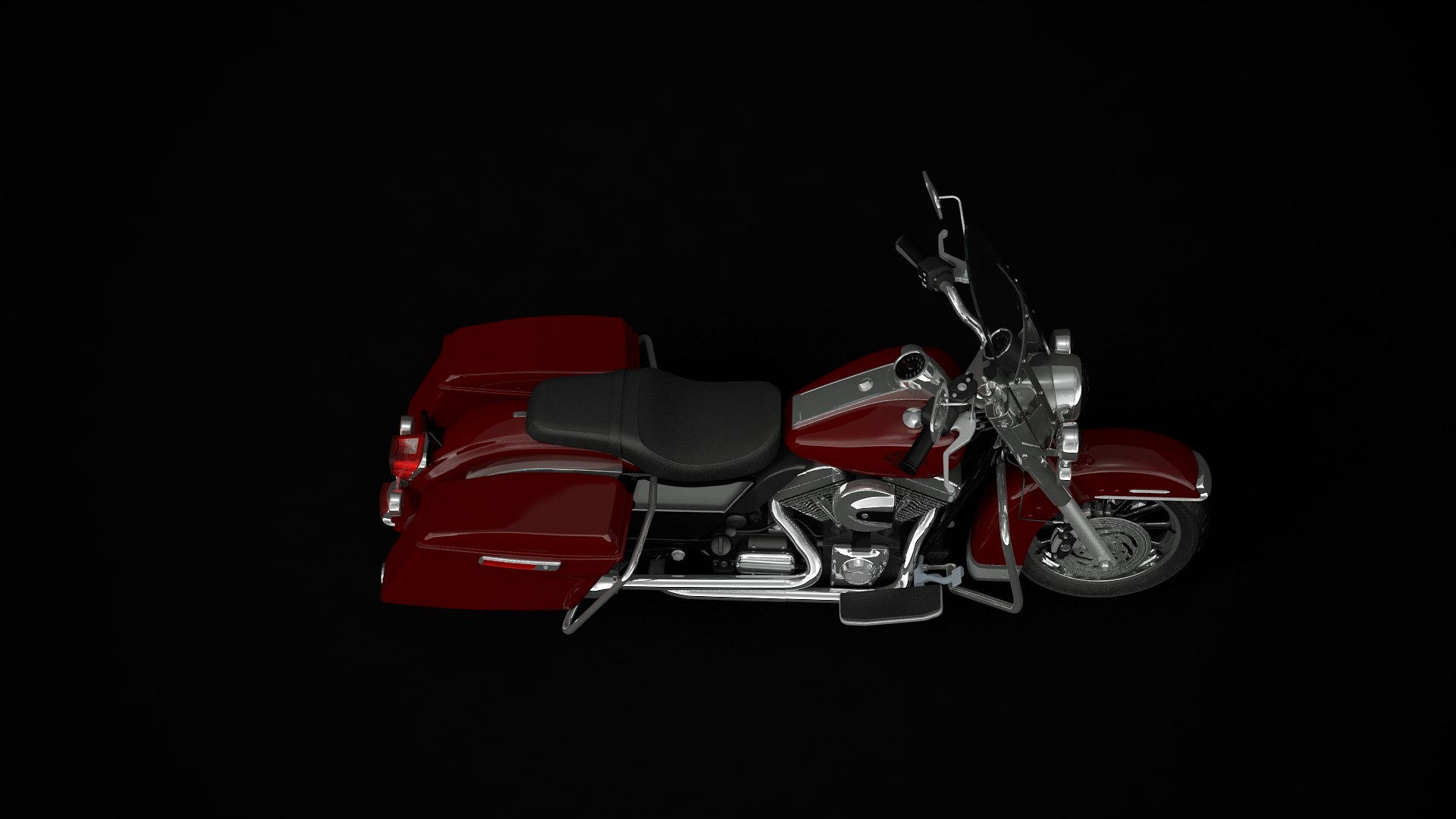 3D Harley Davidson Road King Model - TurboSquid 1452050