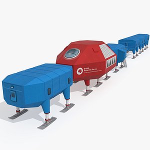 Antarctic Research Station 3D