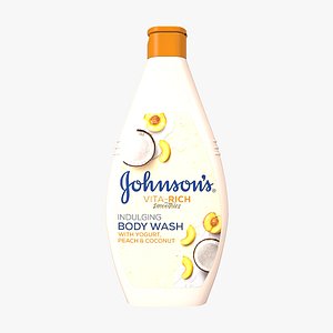 Johnsons Vita-Rich Yogurt Peach and Coconut Body Wash