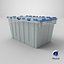 Plastic Storage Container with Granular Material