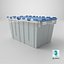 Plastic Storage Container with Granular Material