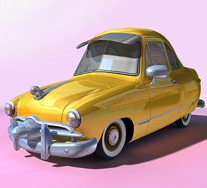 CARTOON Retro Car