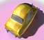 Dibujos animados retro coche