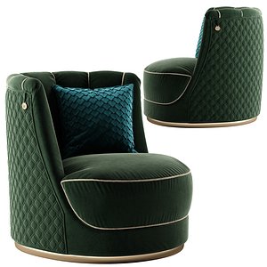 3D model vittoriafrigerio bianca armchair