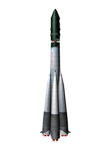Vostok 1 Space Rocket