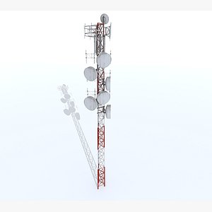 3D Rusty Tower Antenna model