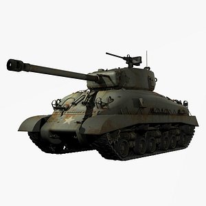United States WWII M4A1 (76)W HVSS Sherman IIAY Medium Tank