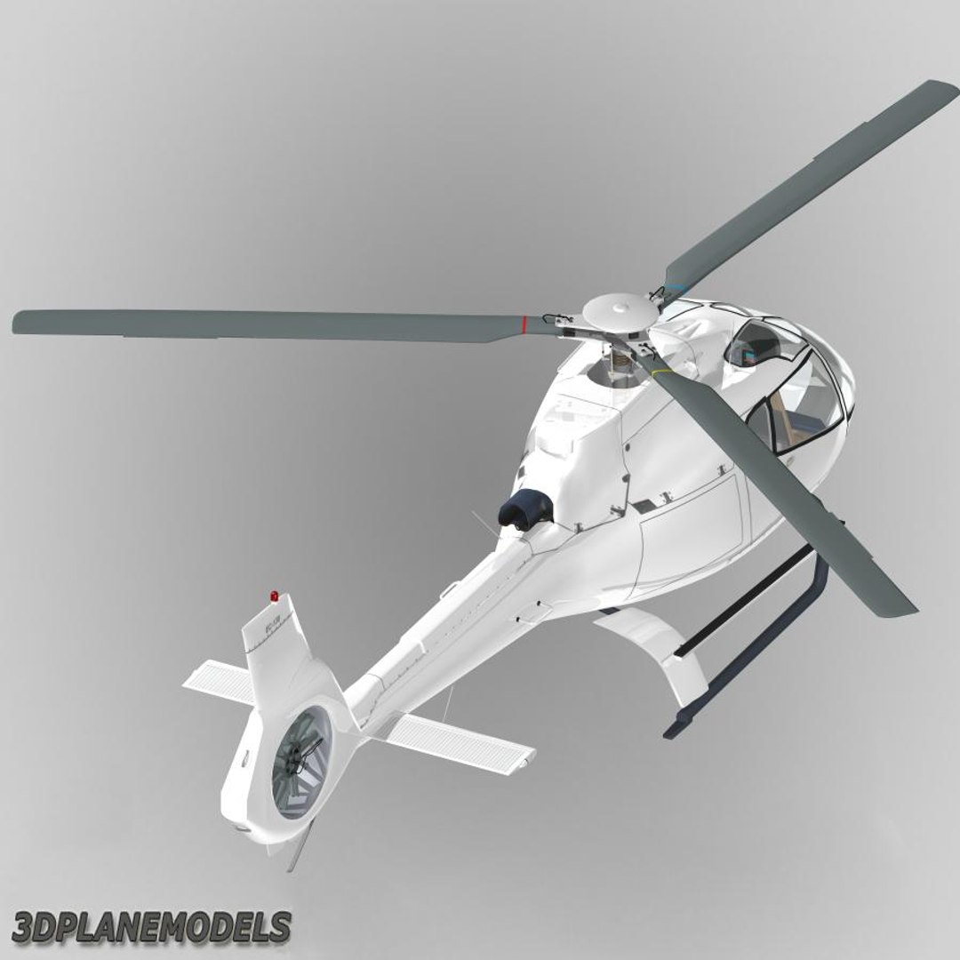 3d Eurocopter Ec-130 Generic White