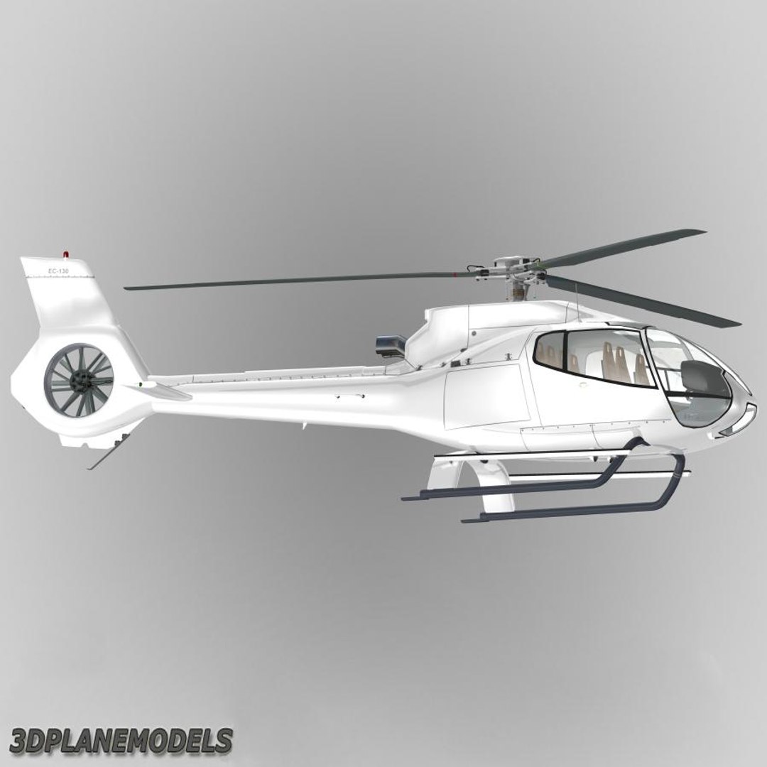 3d Eurocopter Ec-130 Generic White