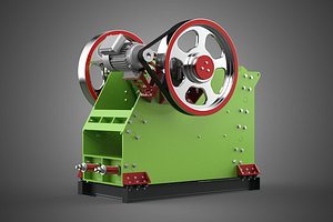 3D STANDARD JAW CRUSHER GRINDING BREAKING SHREDDER MACHINE TOOL KIT