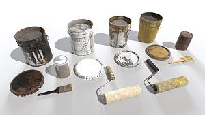 Old Paint Tools Junk