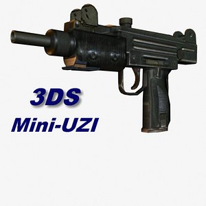 3ds max uzi miniuzi