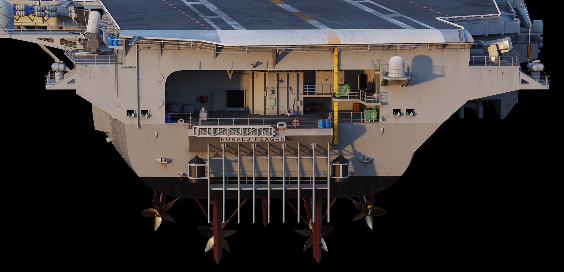 Nimitz Class Carrier 3D model https://p.turbosquid.com/ts-thumb/98/NrGRWs/EA/4k__stern_sunsethdr01/png/1623588104/1920x1080/fit_q87/29d804729e84156dea4d126527d11cedda302377/4k__stern_sunsethdr01.jpg