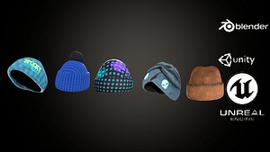 3D Beanie Hat Pack