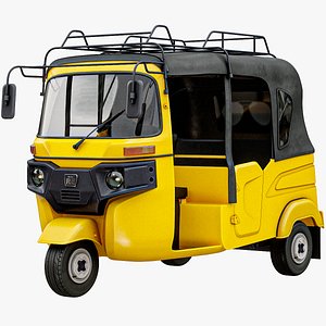 Tuk Tuk Taxi 3 Wheeler PBR 3D